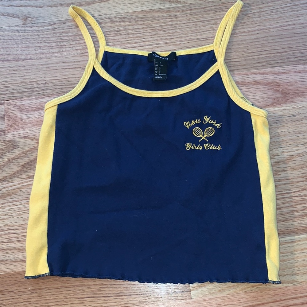 NY Girls Club Cropped Tank